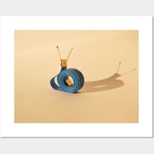 Measuring Tape Snail Posters and Art